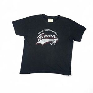 Pressbox Black Alabama University Crimson Tide Vintage 90s  Tee